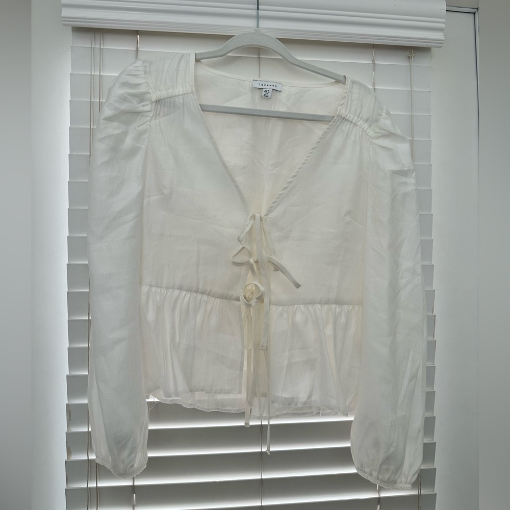 TopShop Front Tie Blouse NEVER WORN